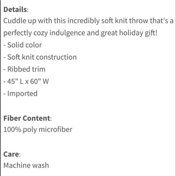 Barefoot Dreams Pale Pink Blanket - Picture 4 of 4